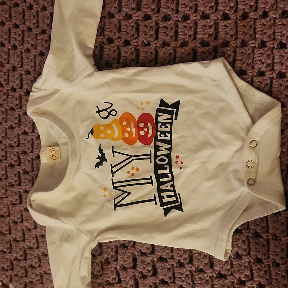 0-3 Month Halloween Onesie